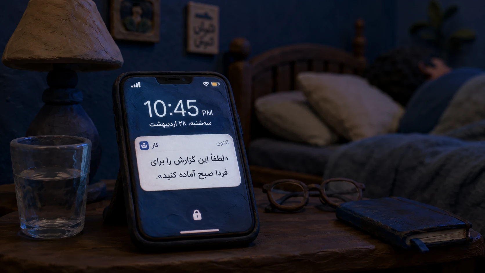 پیام دادن خارج از زمان کاری